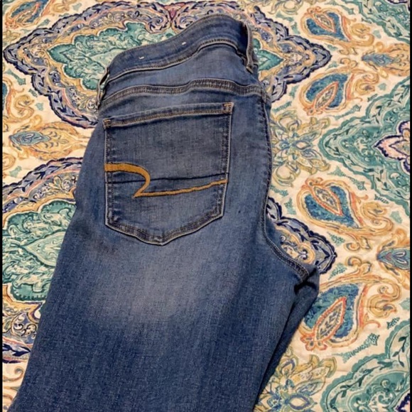 Size 12  short super stretch ae skinny Jeans - Picture 1 of 2